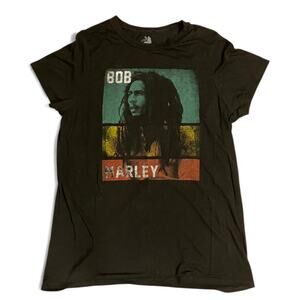 Zion Rootswear Bob Marley Graphic Tee XL Black Reggae Icon Portrait Shirt